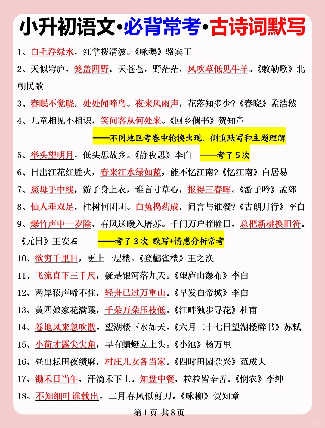 排版效果示例